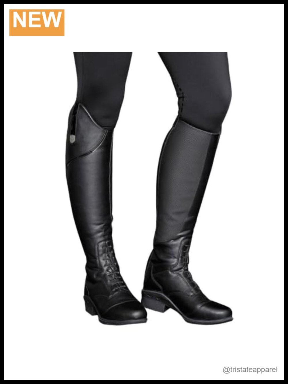 Mountain Horse Equestrian Knee High Riding Boots Waterproof Zip